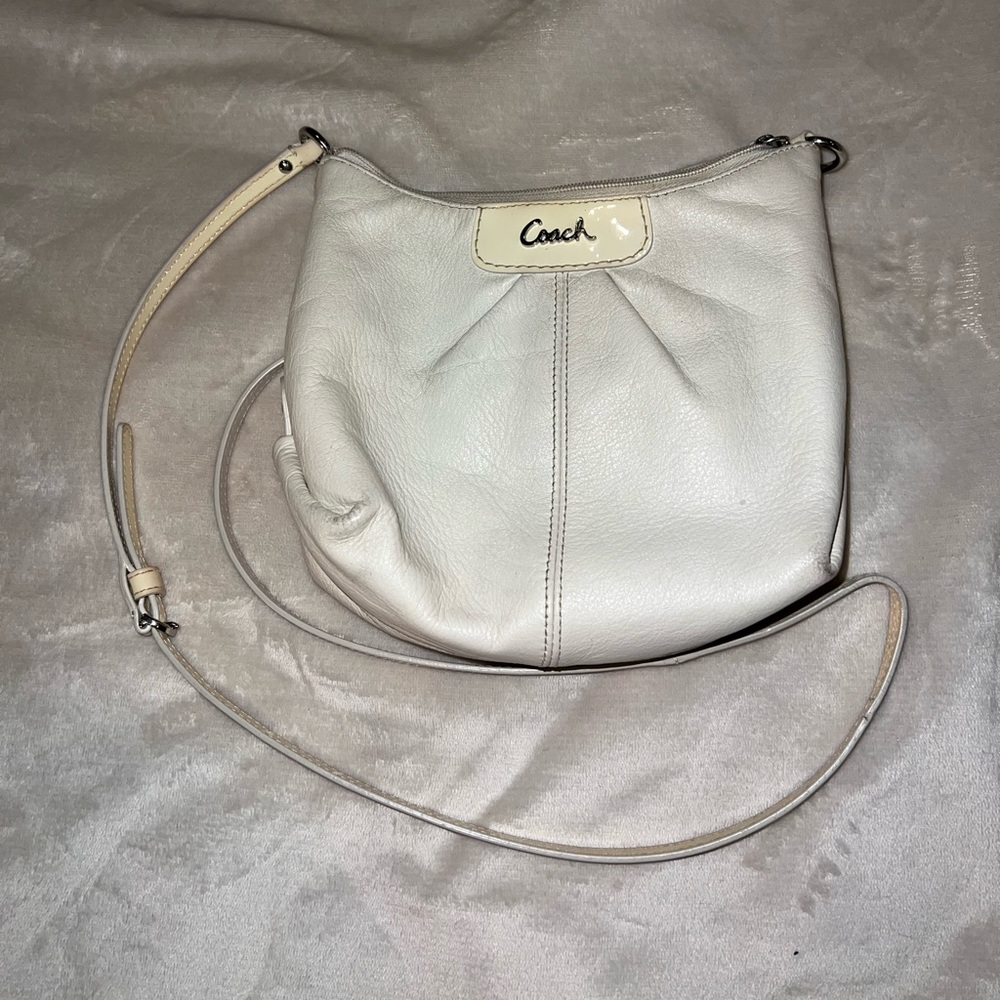 Coach ivory bag